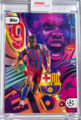 Topps Project 22 Artist Samuel Eto'o by Orlando Arocena