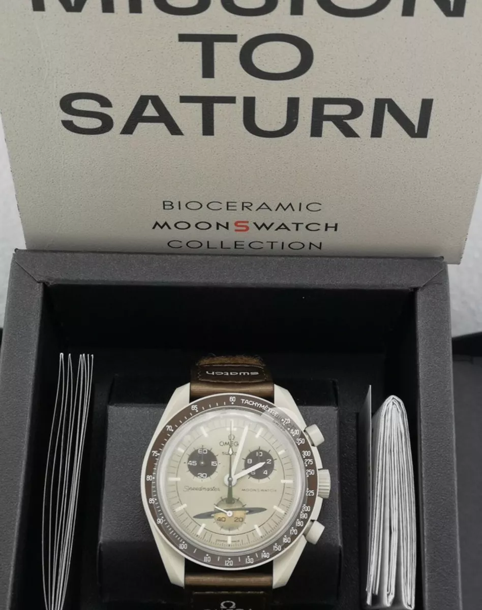 定番 Swatch × Saturn to Mission Omega 腕時計(アナログ) - www