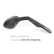 KiWAV Aftermarket Replacement Mirror RIGHT HAND fit BMW C 650 Sport (14'-20')
