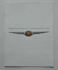 CHRYSLER Sebring Convertible 1998 dealer brochure - English - Canada