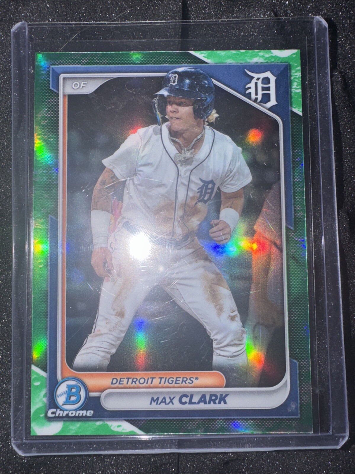 2024 Bowman - Chrome Prospects Lunar Glow Refractor #BCP-74 Max Clark (RC)
