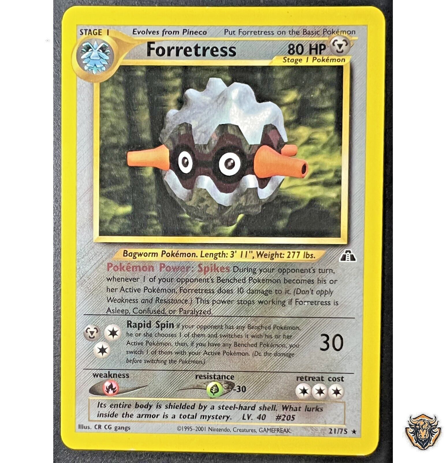 Forretress 1st Edition Neo Discovery - 21/75 - NM