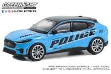 1/64 2022 FORD MUSTANG MACH-E POLICE GT ALL ELECTRIC PILOT PROGRAM 30429