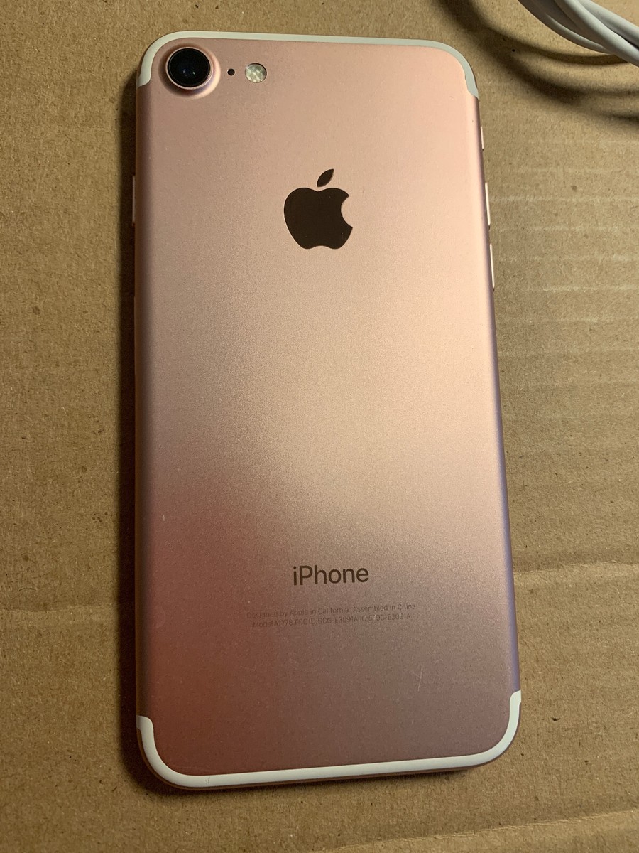Momo1sara iPhone7 rose gold 128G SIMフリー Apple iPhone 7 - 128GB - Rose Gold T-mobile A1778 (GSM) READ ios