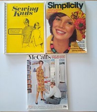 Lot Of Vintage Sewing Books, Sewing Knuts, Simplicity, Mcalls Step By Step