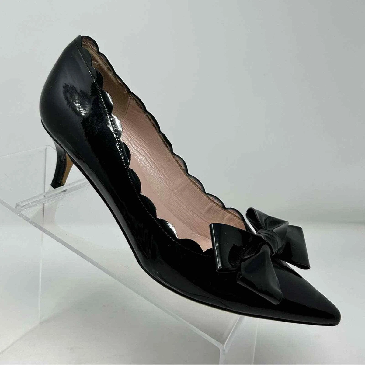 Kate spade black clearance patent leather pumps