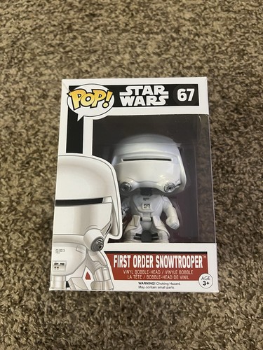 Funko Pop! Vinilo: Star Wars - Snowtrooper (primer pedido) #67 - Imagen 1 de 6
