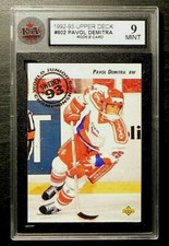 1992-93 92/93 Upper Deck ROOKIE #602 Pavol Demitra Czechoslovakia KSA 9 MINT