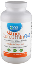 One Planet Nutrition Nano Curcumin Plus Capsules - 500 mg 120 Count