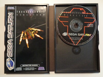 Jeu SEGA Saturn Firestorm Thunderhawk 2 Complet - Version PAL, état Correct Avec Marques D'usure, Pour Collectionneurs