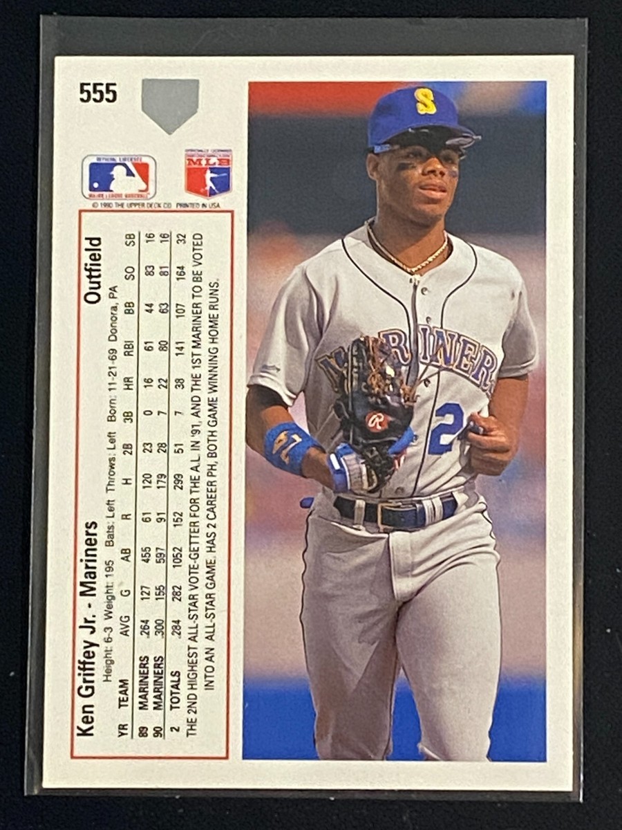 MLBカード ⚾ 1991 Upper Deck Baseball Base Card #555 Ken GRIFFEY Jr. ⚾ | eBay