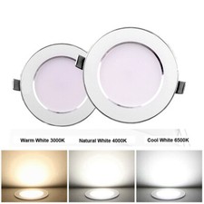 Dimmable Recessed Led Ceiling Down Light Lamp Spotlight 5/7/9/12/18W 110V-240V