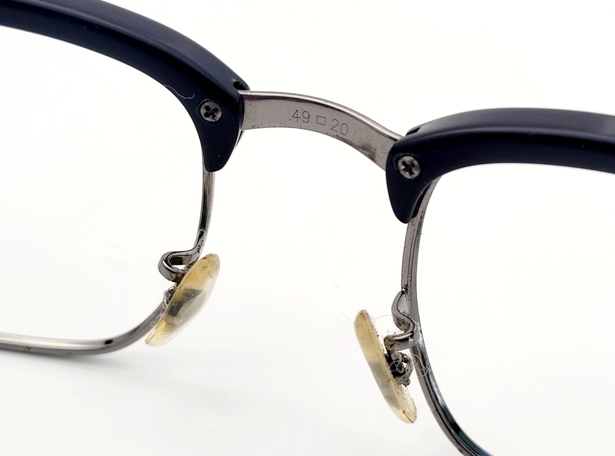 Paul Smith Vintage Clubmaster Black & Silver Eyeglasses