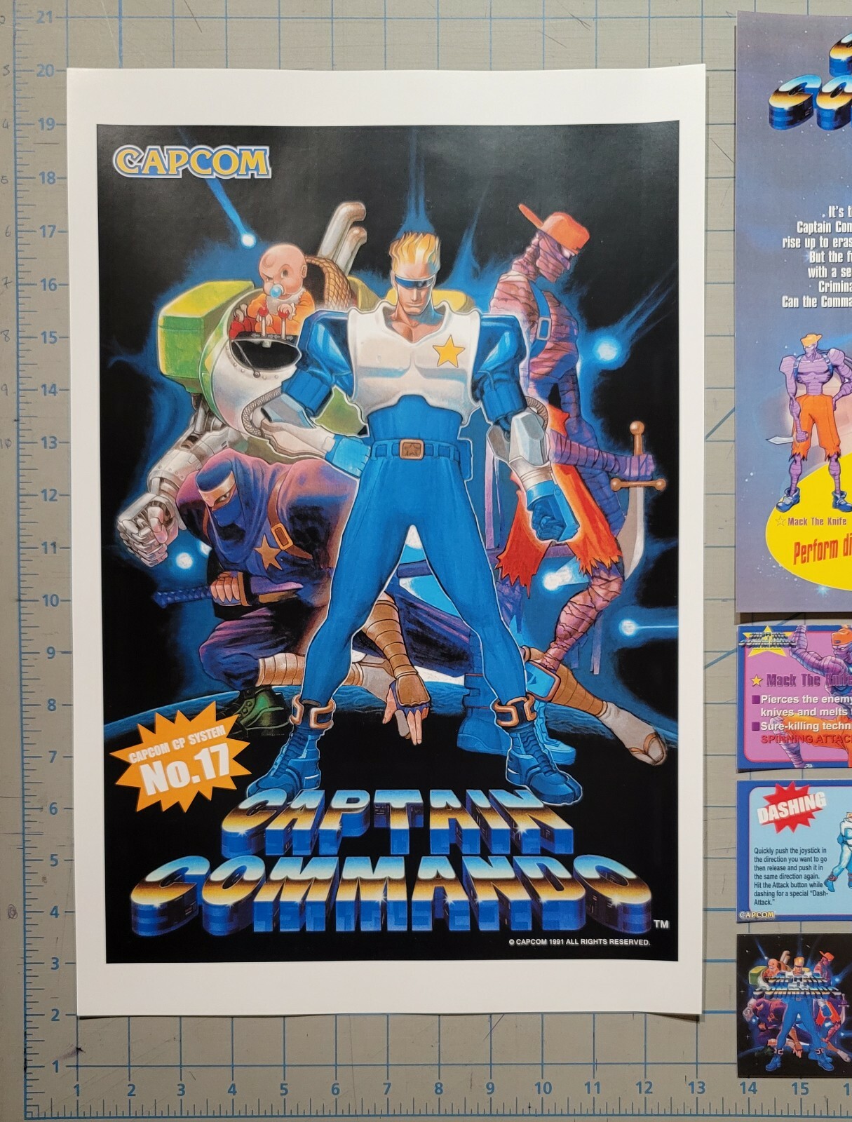 (Card) CAPCOM Captain Commando for Sega New Astro City CPS1 Jamma