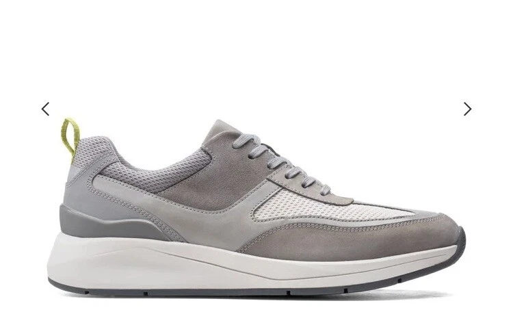 Clarks grey cheap sneakers