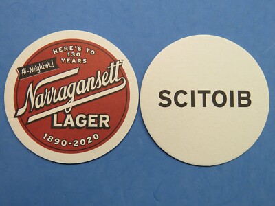 Bier Untersetzer ~ Narragansett Hi Nachbar Brewery,Rhode Island ~ Biotics Puzzle
