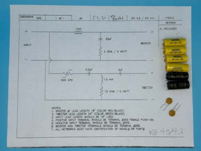 Type KG4.5 Early Version Rebuild Kit Copper Edition (2 Speakers) - FREE US Shipp