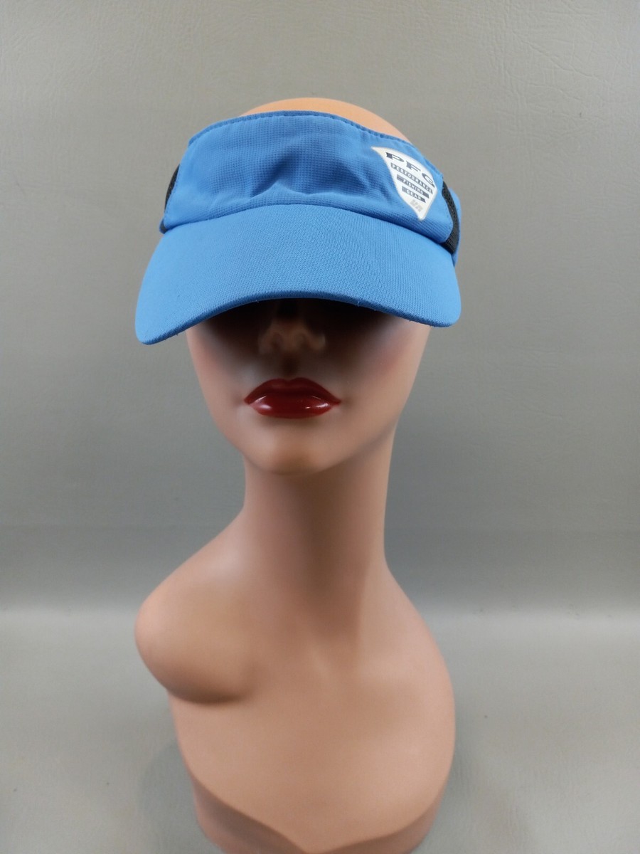 Columbia PFG Visor Cap Strap Back Adjustable Blue One Size Fishing