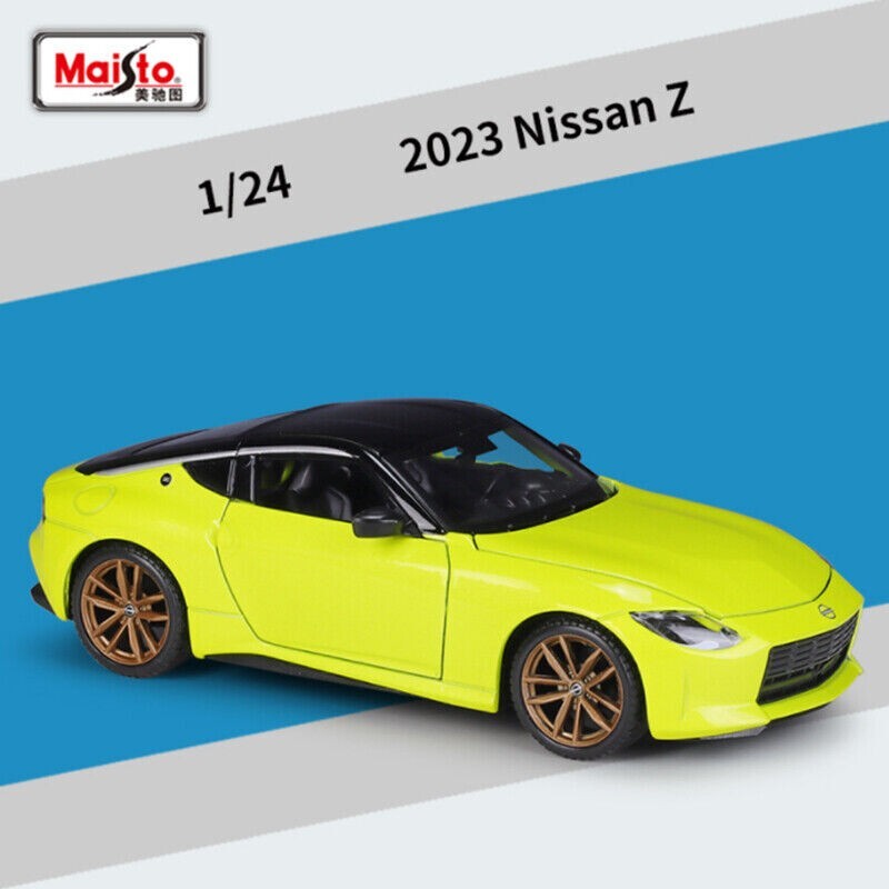MAISTO 2023 NISSAN Z 1:24 DIECAST MODEL CAR YELLOW 32904 | eBay