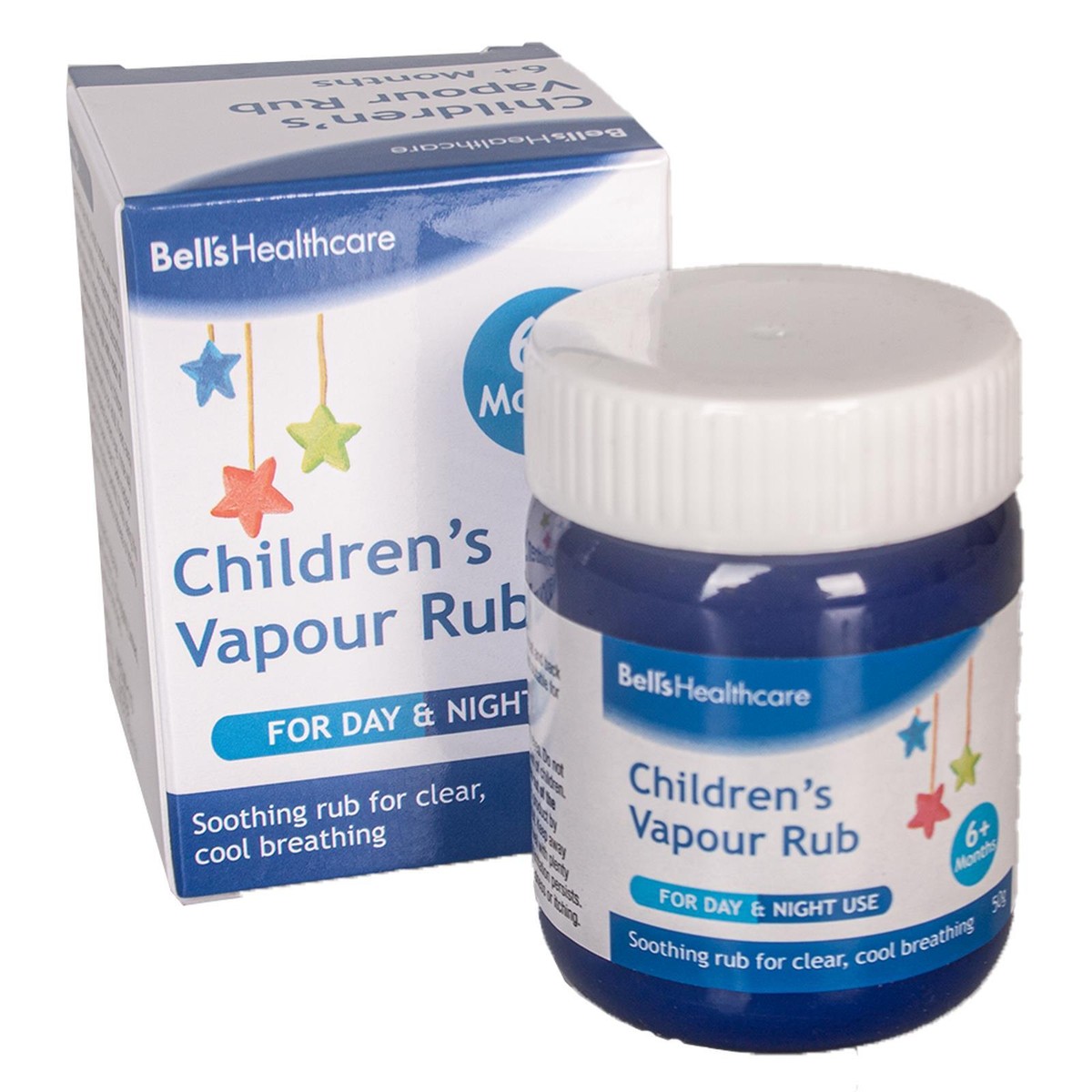 Bells Vapour Rub Erkältungssalbe – 50 G, Zur Inhalation Bei Verstopfter Nase & Husten