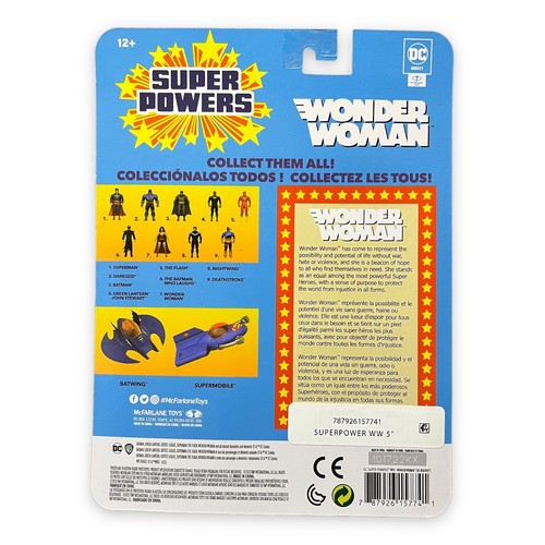 McFarlane⚡DC Super Powers Wonder Woman 5" Figure 2023 Wave 3 - 第 2/5 張圖片