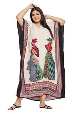 Women Plus Size Caftan Hippie Boho Kaftan Tunic Top Kimono Maxi Summer Sundress