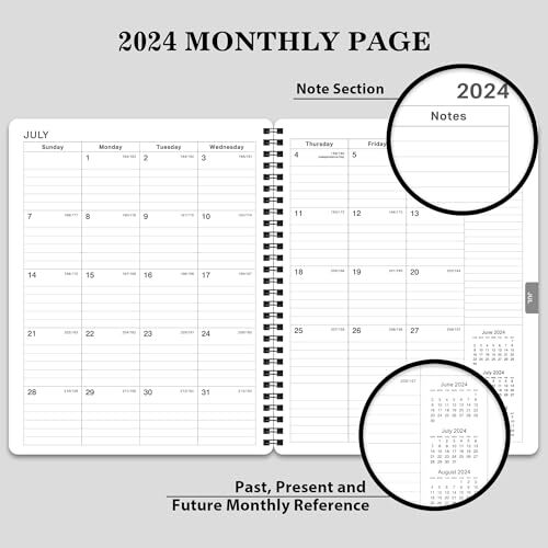 2024 Weekly Appointment Book & Planner - Jan 2024 - Dec 2024, 2024 Daily - Afbeelding 4 van 7