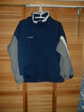 MENS COLUMBIA VERTEX BUGABOO JACKET -OUTER JACKET ONLY- GRAY/BLUE- SIZE XXL