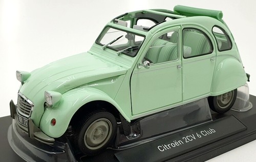 Norev 1/18 Scale Diecast 181486 - Citroen 2CV Club 1982 - Jade Green - Picture 1 of 5