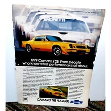 1979 Chevy Camaro Z28 Car Vintage Print Ad Original