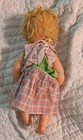 Vintage Plastic Baby Doll with Blinking Sleeping Eyes and Knitted Clothing — photo 4