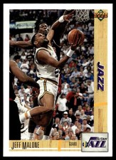 1991-92 Upper Deck Jeff Malone Utah Jazz #101