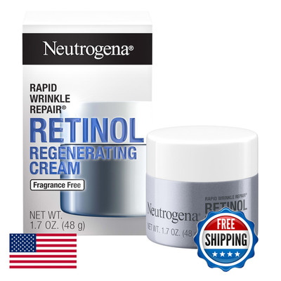 Neutrogena Rapid Wrinkle Repair Retinol Face Moisturizer Daily Anti-Aging Neck