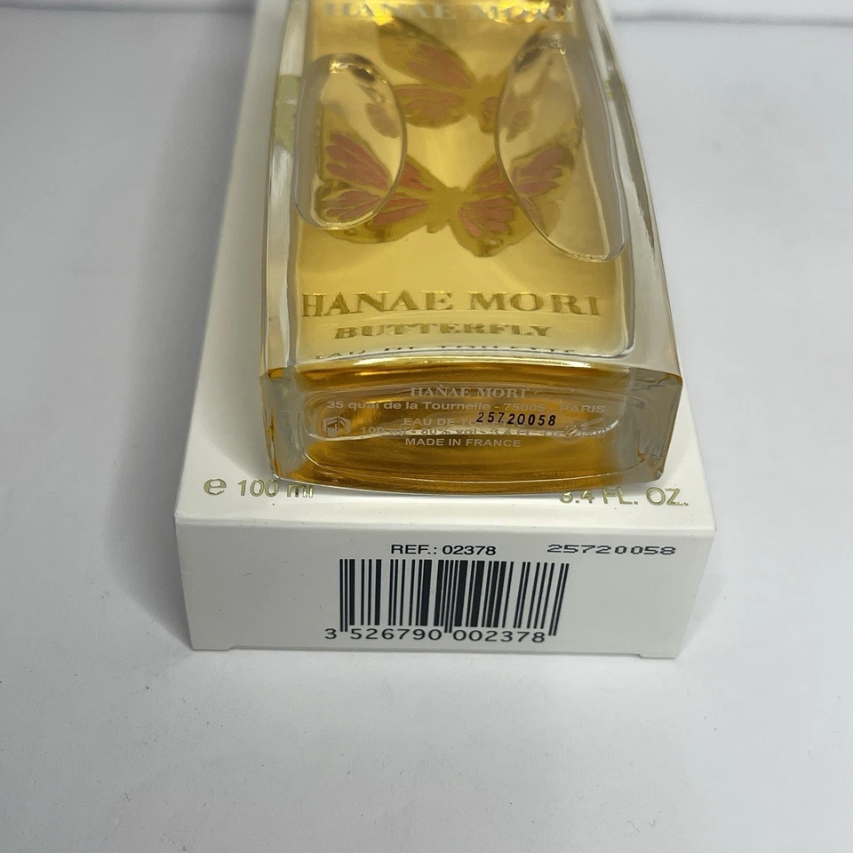 Hanae Mori BUTTERFLY Eau de Toilette Spray EDT 3.4fl oz / 100ml ~ NEW Open Box - Image 3 of 4