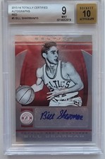 2013-14 Panini Totally Certified Basketball Totally Red Signatures /10 - Graded