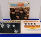 Lot Of 3 Beatles Vinyl Records The Early Beatles, Help, Meet The Beatles VG