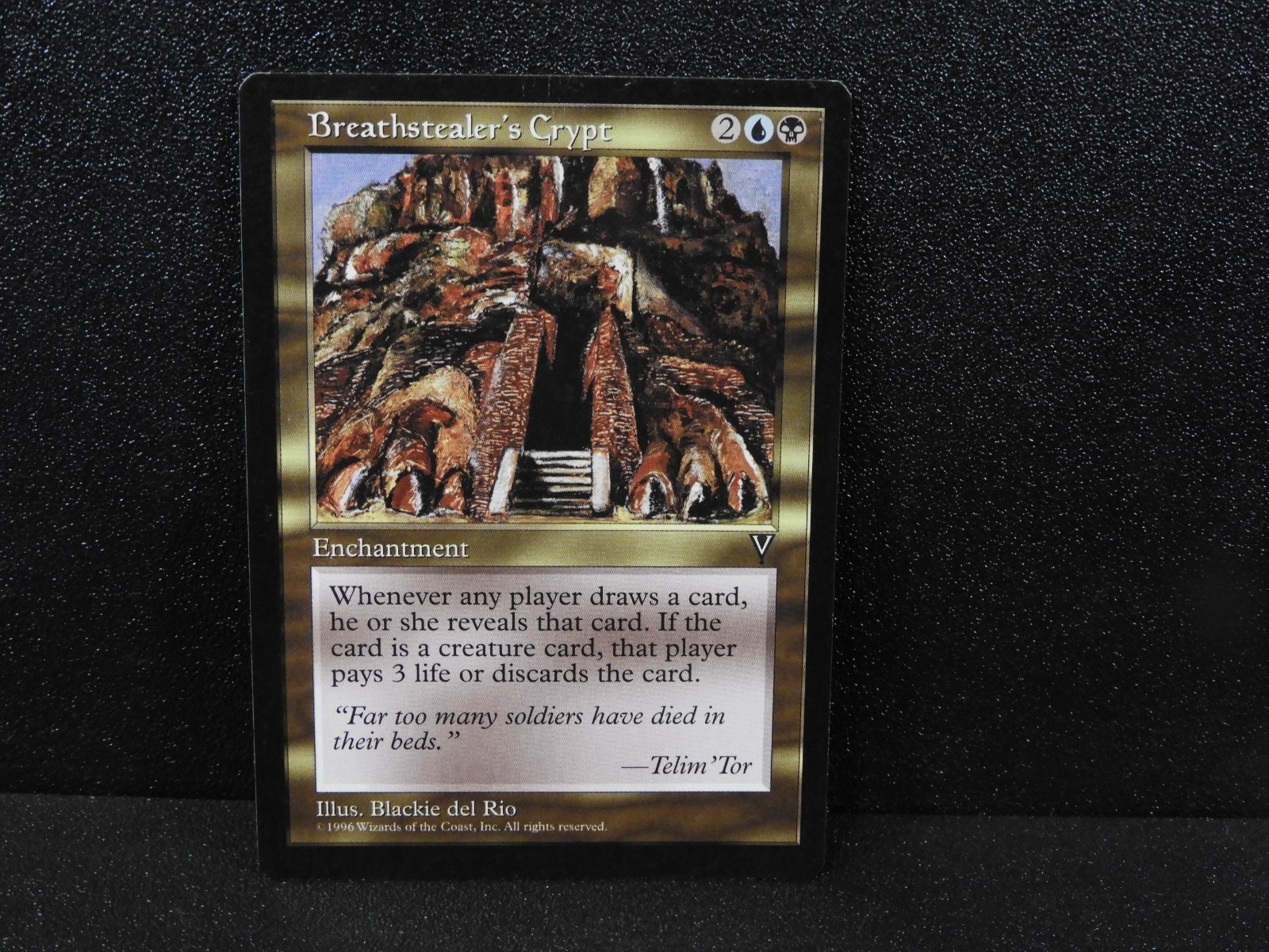 MTG English Magic BREATHSTEALER'S CRYPT Visions