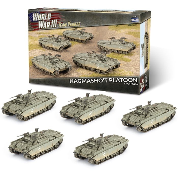 WW3: Israeli Nagmasho't Platoon - Team Yankee - Brand New - Flames of War