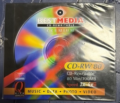 CD-RW   BEST MEDIA Premium - ''CD-Rewritable 80/700MB HIGH QUALITY''  NEU in Folie