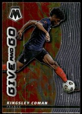 2021 Panini Mosaic Road to FIFA World Cup Give and Go Kingsley Coman France #3