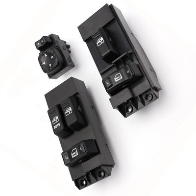 Power Window Door Mirror Switch LH & RH Kit For 00-02 GMC Sierra Chevy Silverado