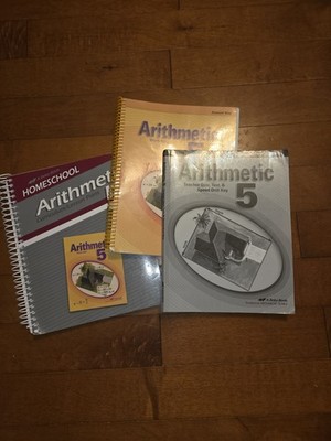 Lot Of Three Abeka Arithmetic 5th Grade Books