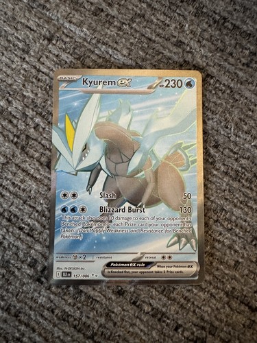 KYUREM EX 157/086 HOLO UR BLACK BOLT POKEMON NM