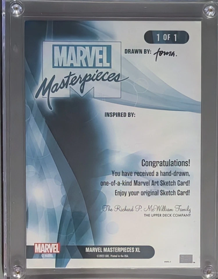 Marvel Masterpieces XL BOCETO - Capitán América, Ironman y Hulk - #1/1 Foto 2 de 2