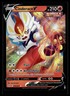 2021 Sword & Shield - Fusion Strike Cinderace V Basic/Rare Holo V #44