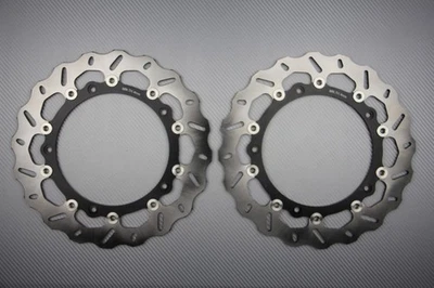 Paire de Disques de Frein Avant Wave Flottant 320mm Pour BMW S1000R K47 2013-18 - Photo 1/2