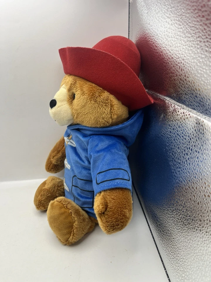 Paddington Bear Plush 34cm Rainbow Designs 2024 Blue Coat Red Hat Soft Toy Gift - Image 3 of 4