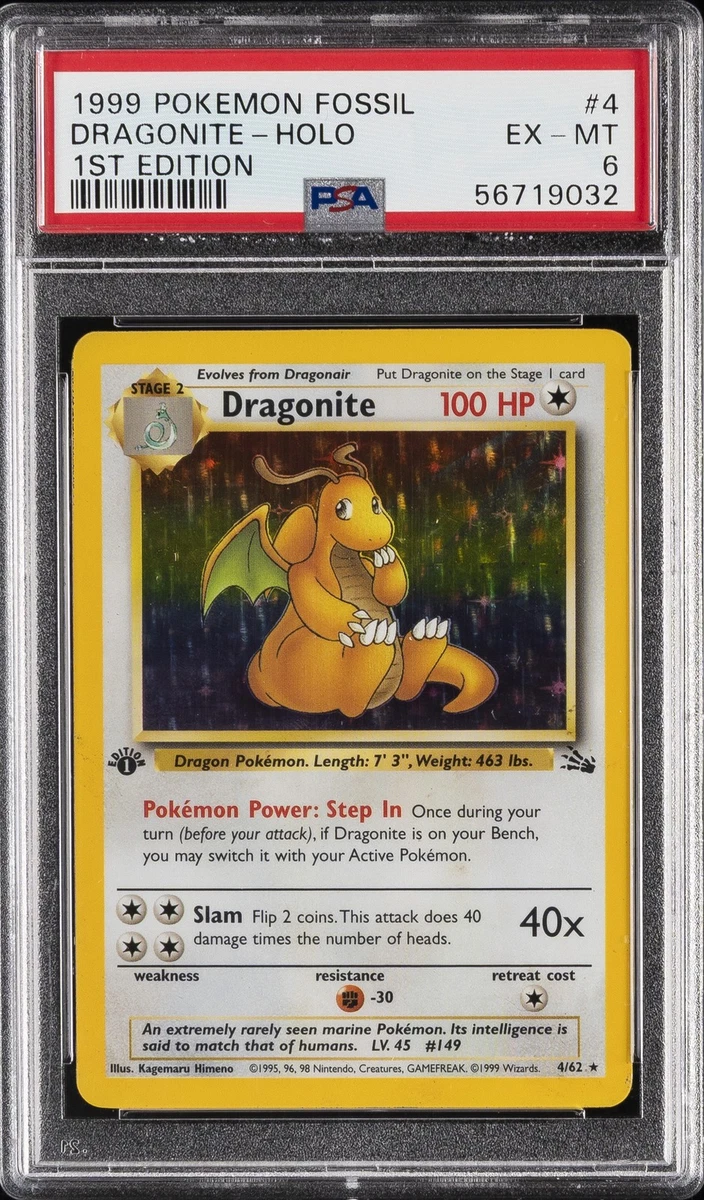 First Edition Pokémon Individual Fossil Cards for sale | eBay