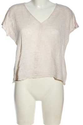 MANGO Strickshirt Damen Shirt Gr. DE 38 creme Casual-Look