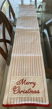 Christmas Table Runner 72x13. Red And White, Only Used Once. In Great Condition.